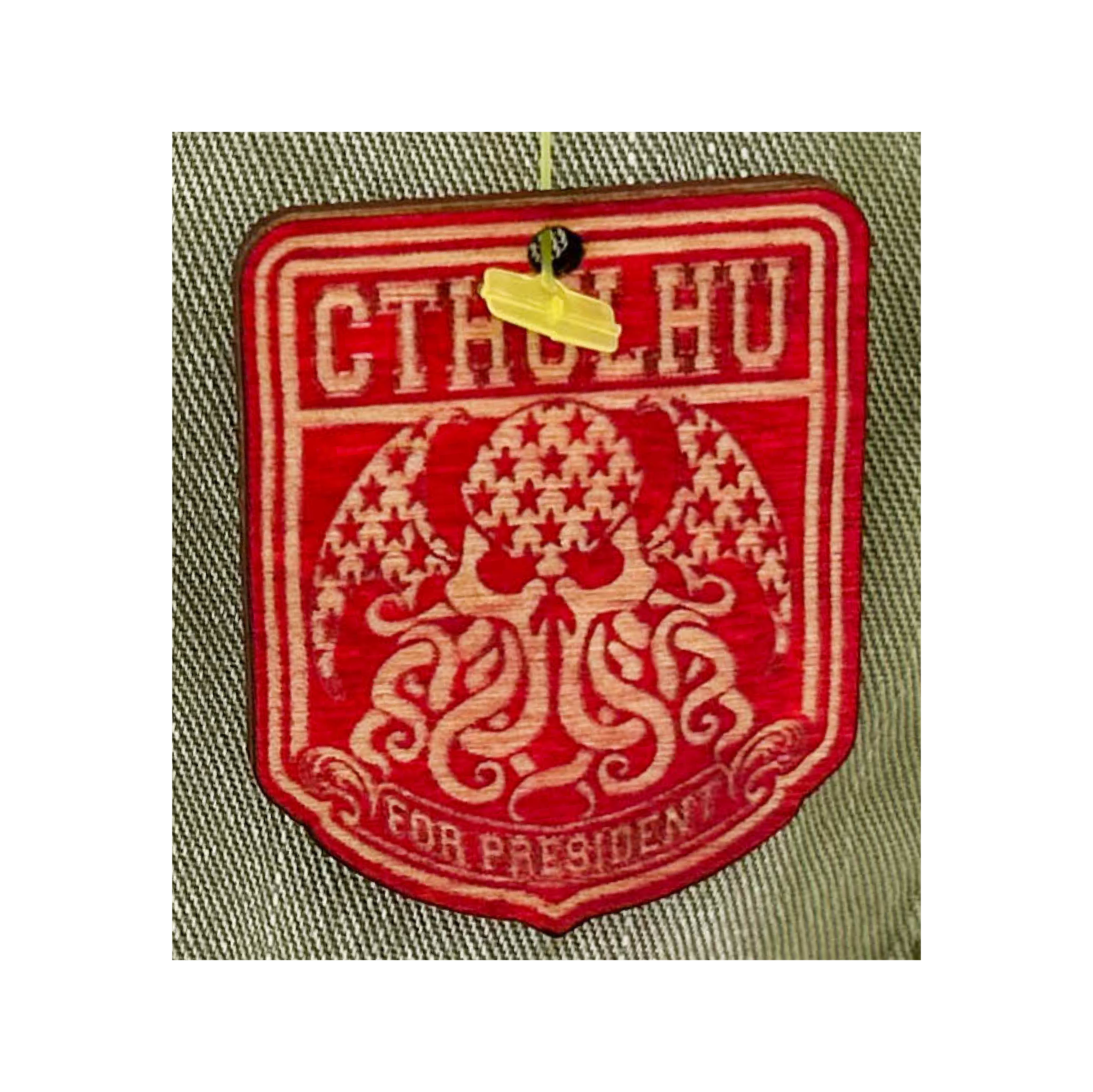 Chaosium Cthulhu For Pres Shield - Army Green Vintage Style Hat