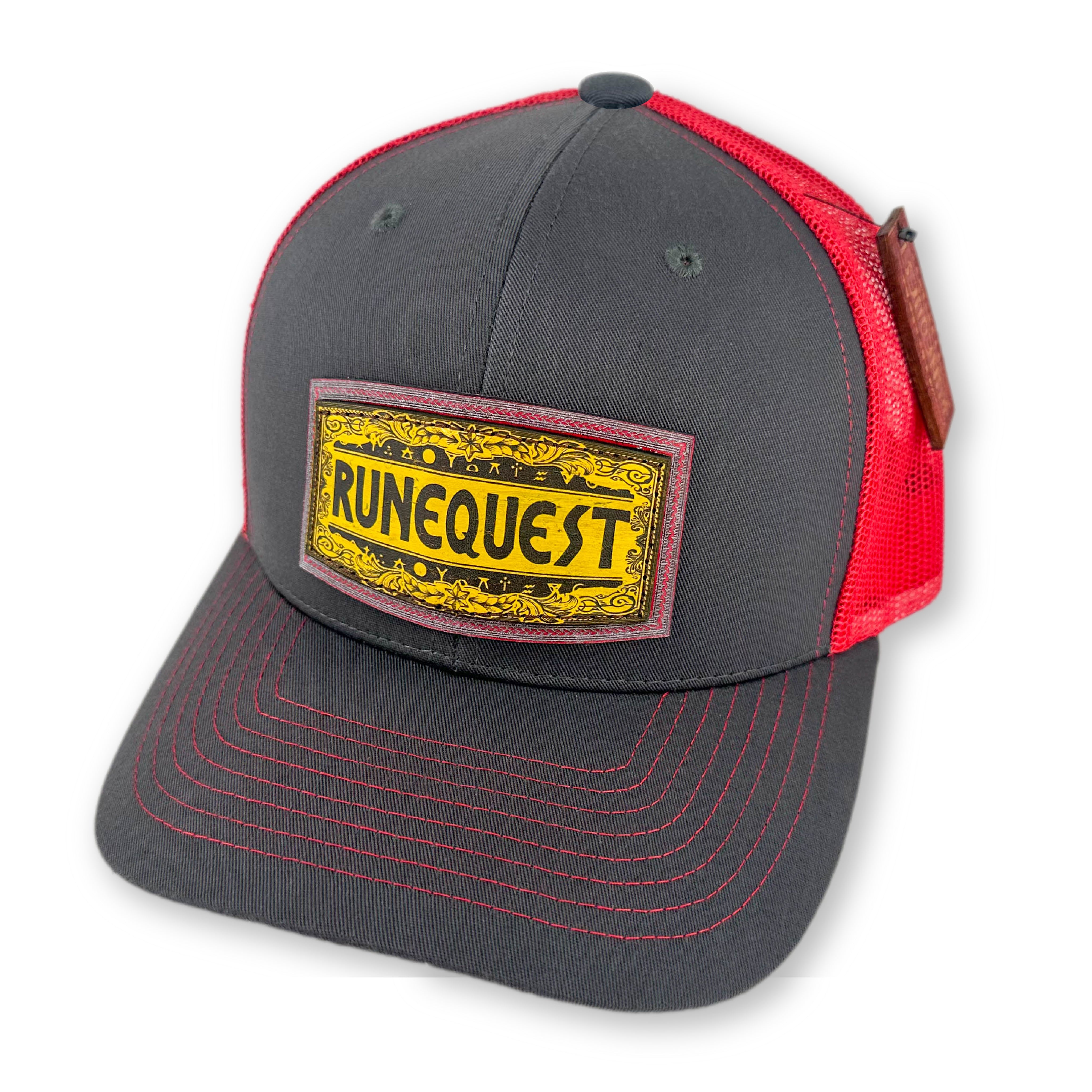 Chaosium Runequest - Gray & Red Trucker Hat Style