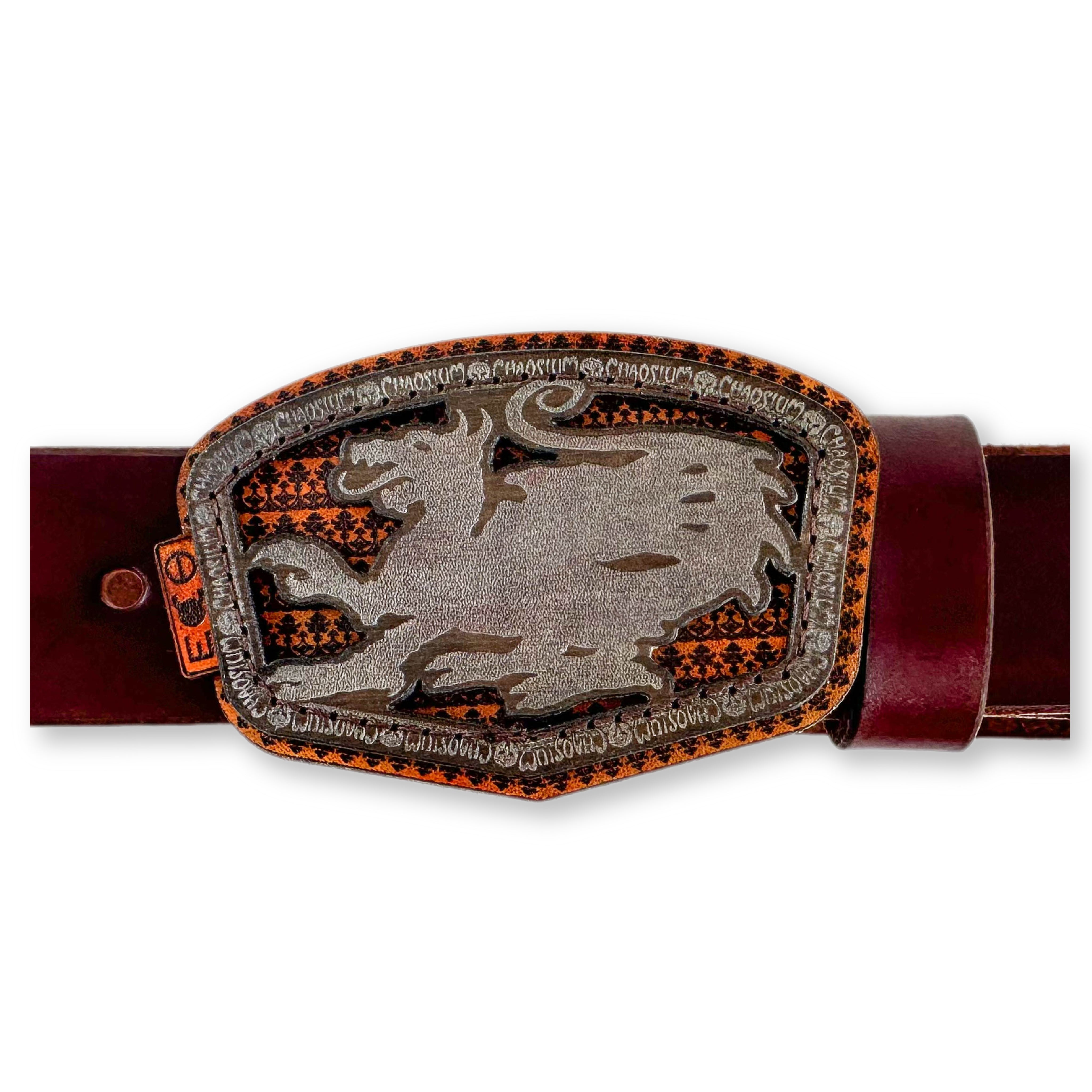 Chaosium O.G. Dragon - Leather Belt Buckle