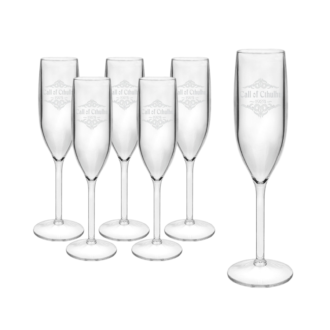 Chaosium Call Of Cthulhu Champagne Flute (Set of 6)